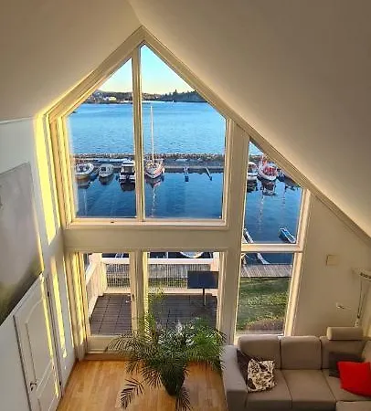 公寓 Silent Seaview Luxury Grasholmen *
